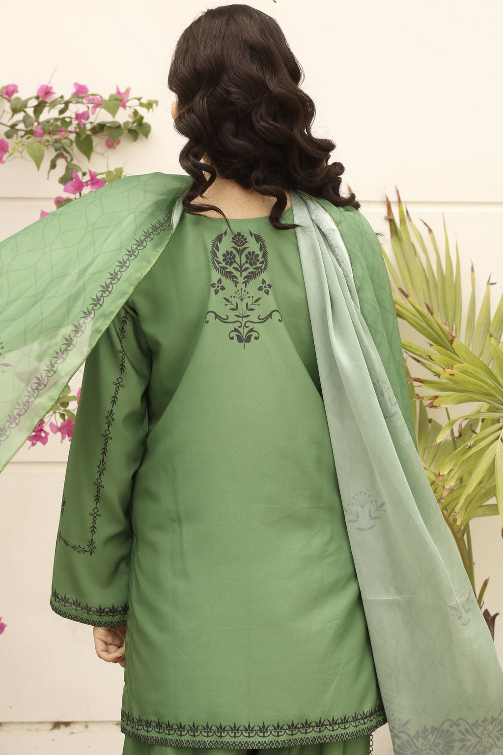 Olive Matcha back detail