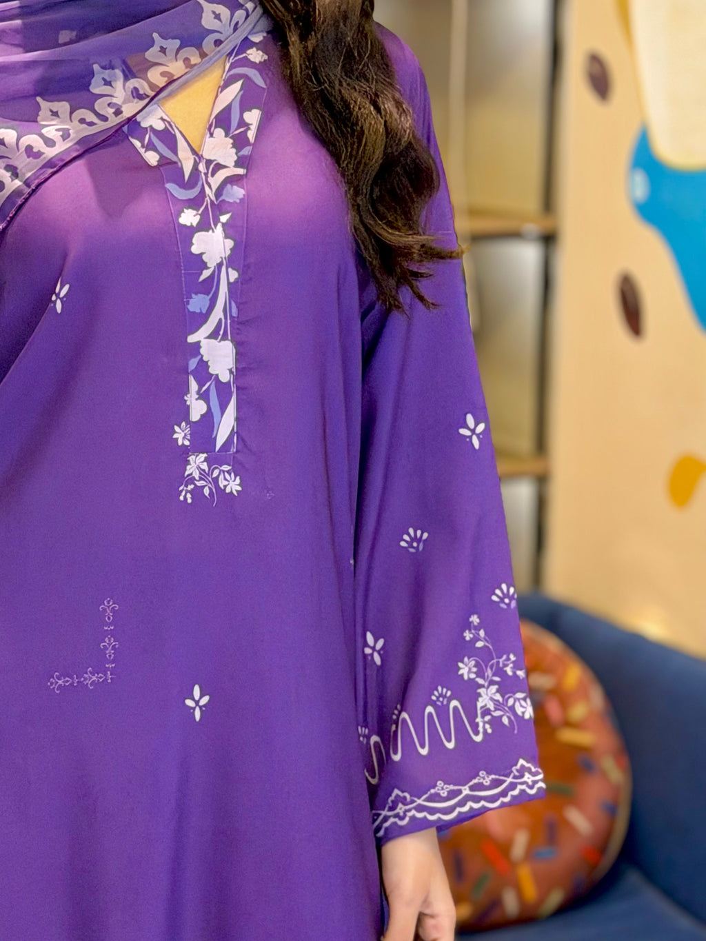 Purple Crush print placement