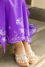 Purple Crush hem and trouser detail