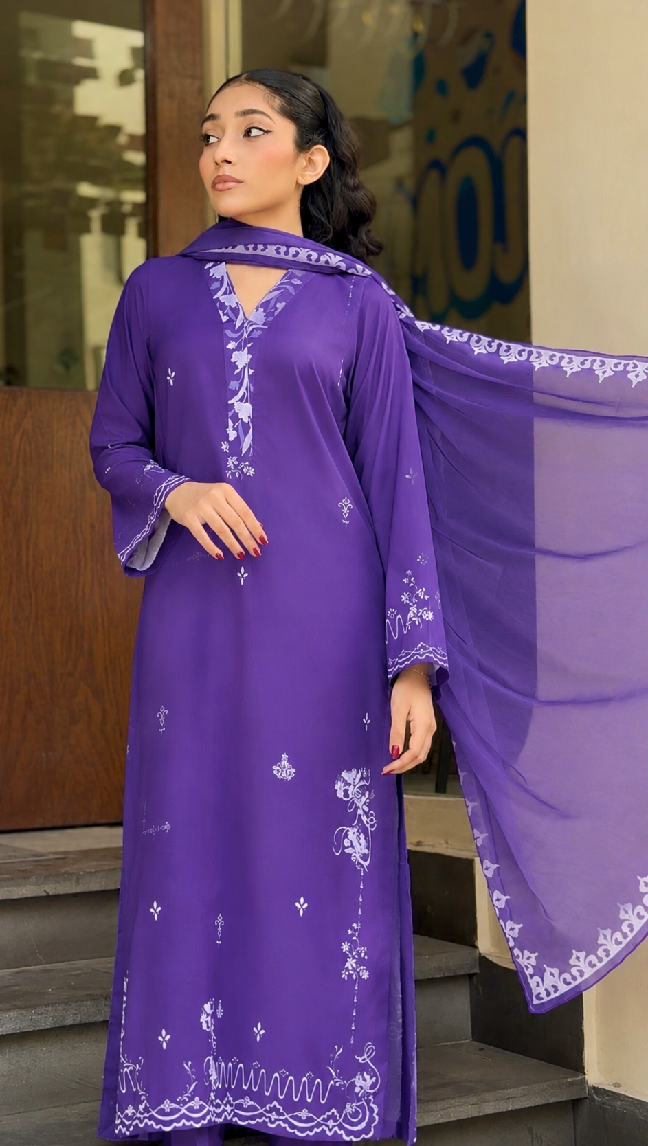 Purple Crush complete editorial look